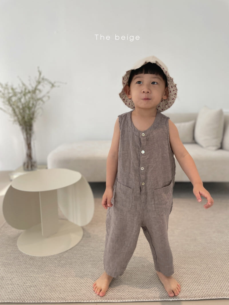 THE BEIGE - Korean Children Fashion - #Kfashion4kids - Linen Jumpsuit - 4