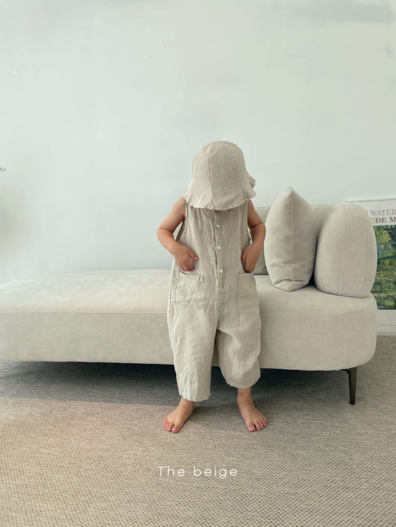 THE BEIGE - Korean Children Fashion - #Kfashion4kids - Linen Jumpsuit - 6