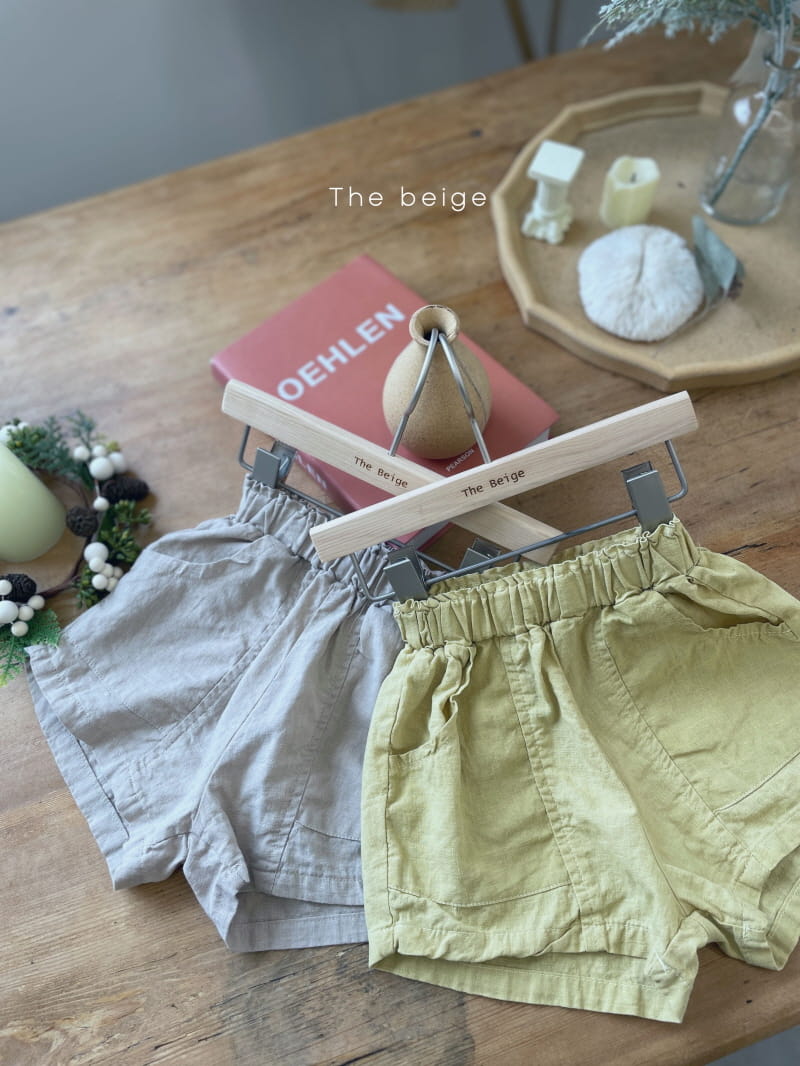 THE BEIGE - Korean Children Fashion - #Kfashion4kids - Pocket Shorts