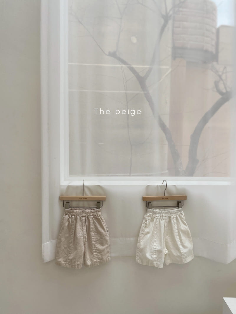 THE BEIGE - Korean Children Fashion - #Kfashion4kids - Circle Fabric Hemp Shorts