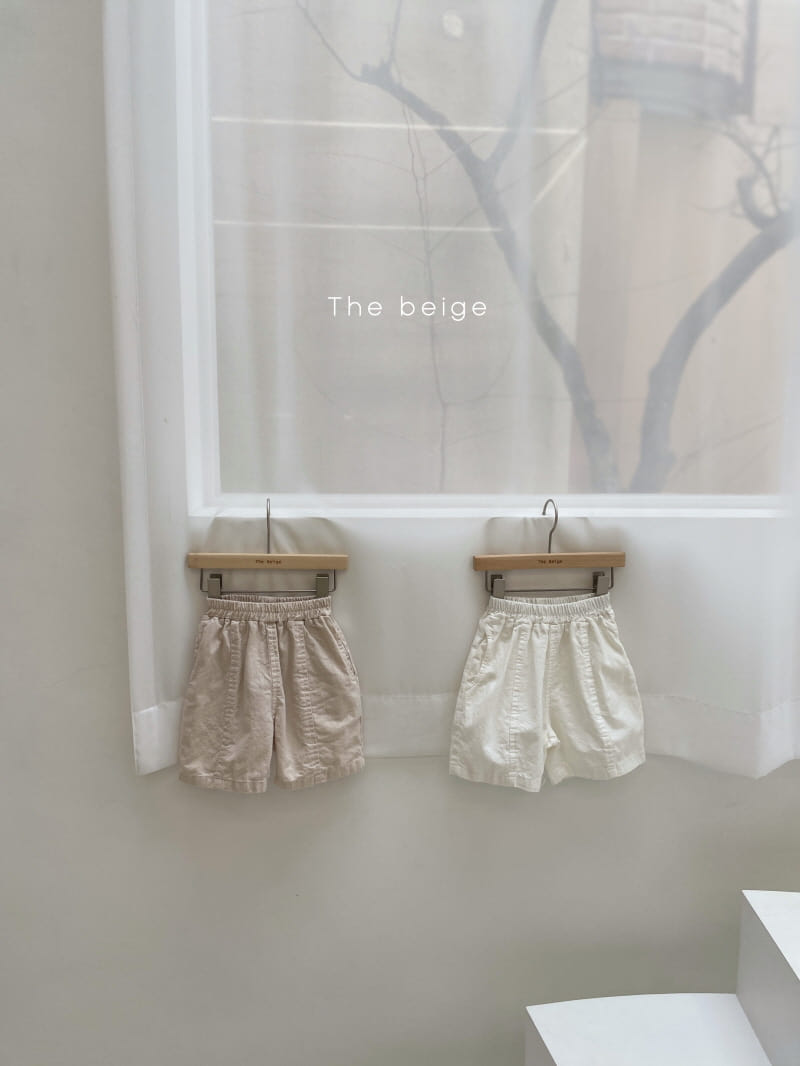 THE BEIGE - Korean Children Fashion - #Kfashion4kids - Circle Fabric Hemp Shorts - 2
