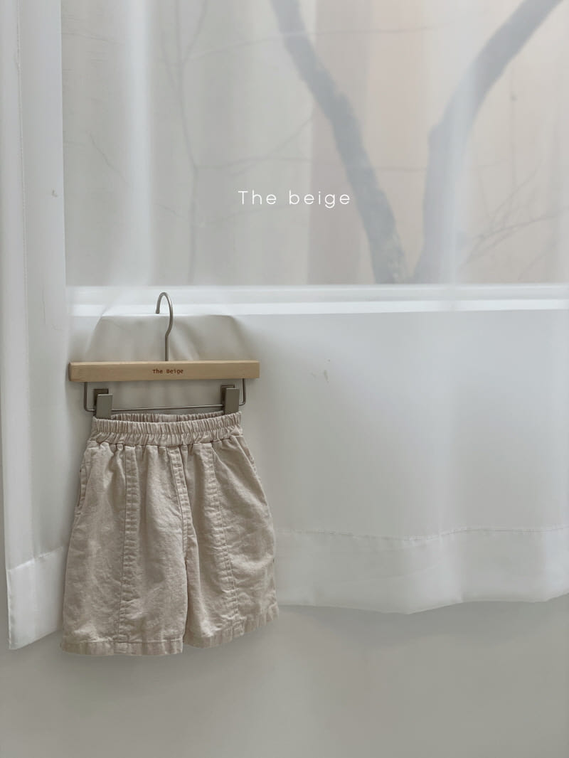 THE BEIGE - Korean Children Fashion - #Kfashion4kids - Circle Fabric Hemp Shorts - 6