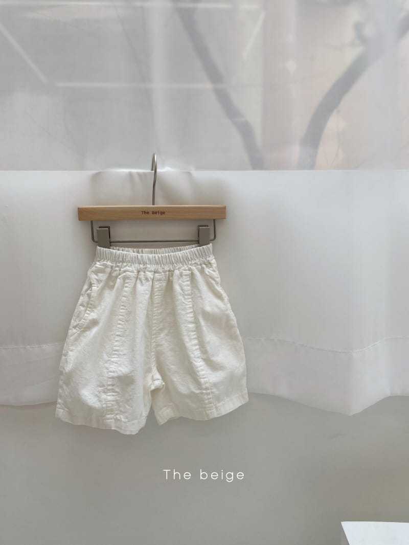 THE BEIGE - Korean Children Fashion - #Kfashion4kids - Circle Fabric Hemp Shorts - 8