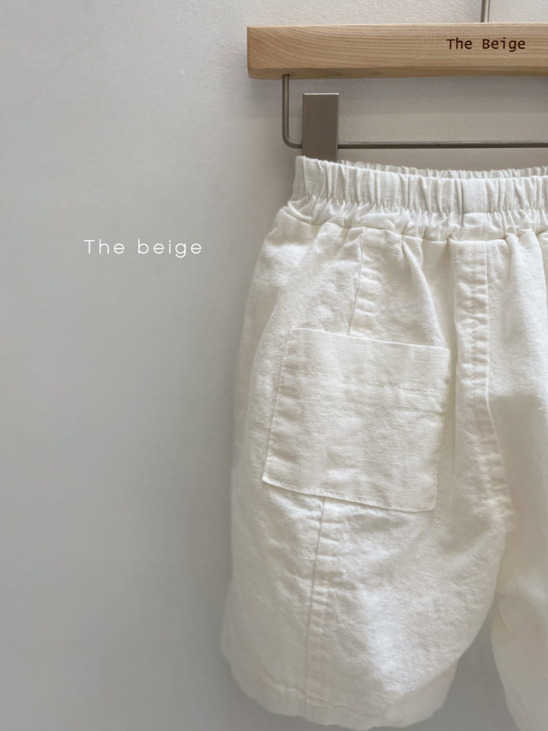 THE BEIGE - Korean Children Fashion - #Kfashion4kids - Circle Fabric Hemp Shorts - 9