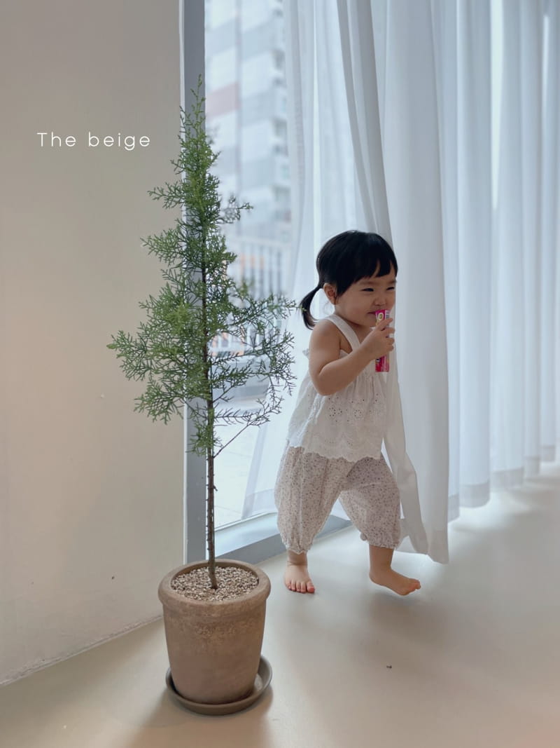 THE BEIGE - Korean Children Fashion - #Kfashion4kids - Sleeveless Lace Tee - 3