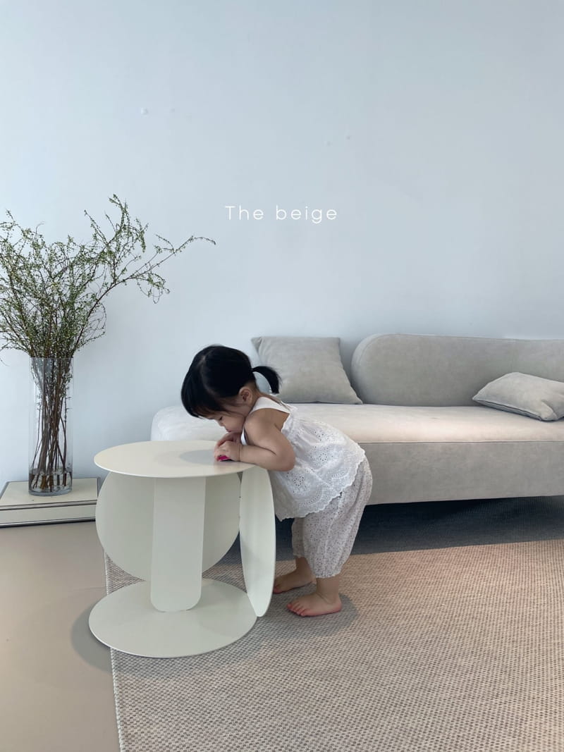 THE BEIGE - Korean Children Fashion - #Kfashion4kids - Sleeveless Lace Tee - 4