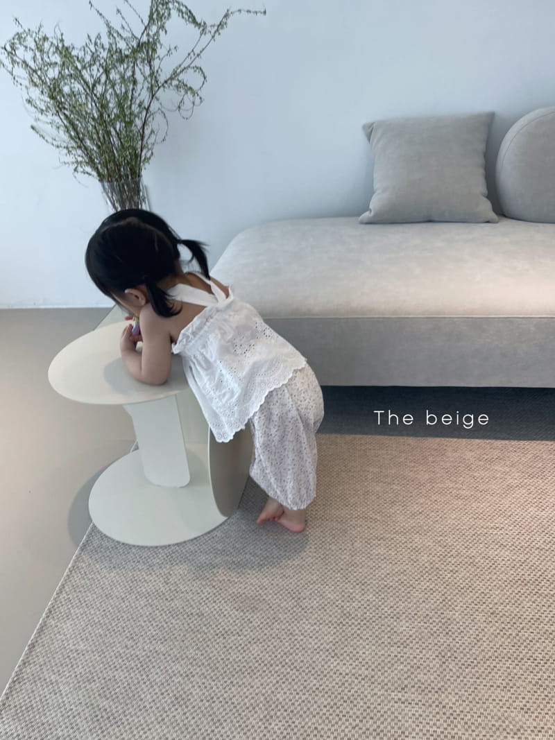 THE BEIGE - Korean Children Fashion - #Kfashion4kids - Sleeveless Lace Tee - 5