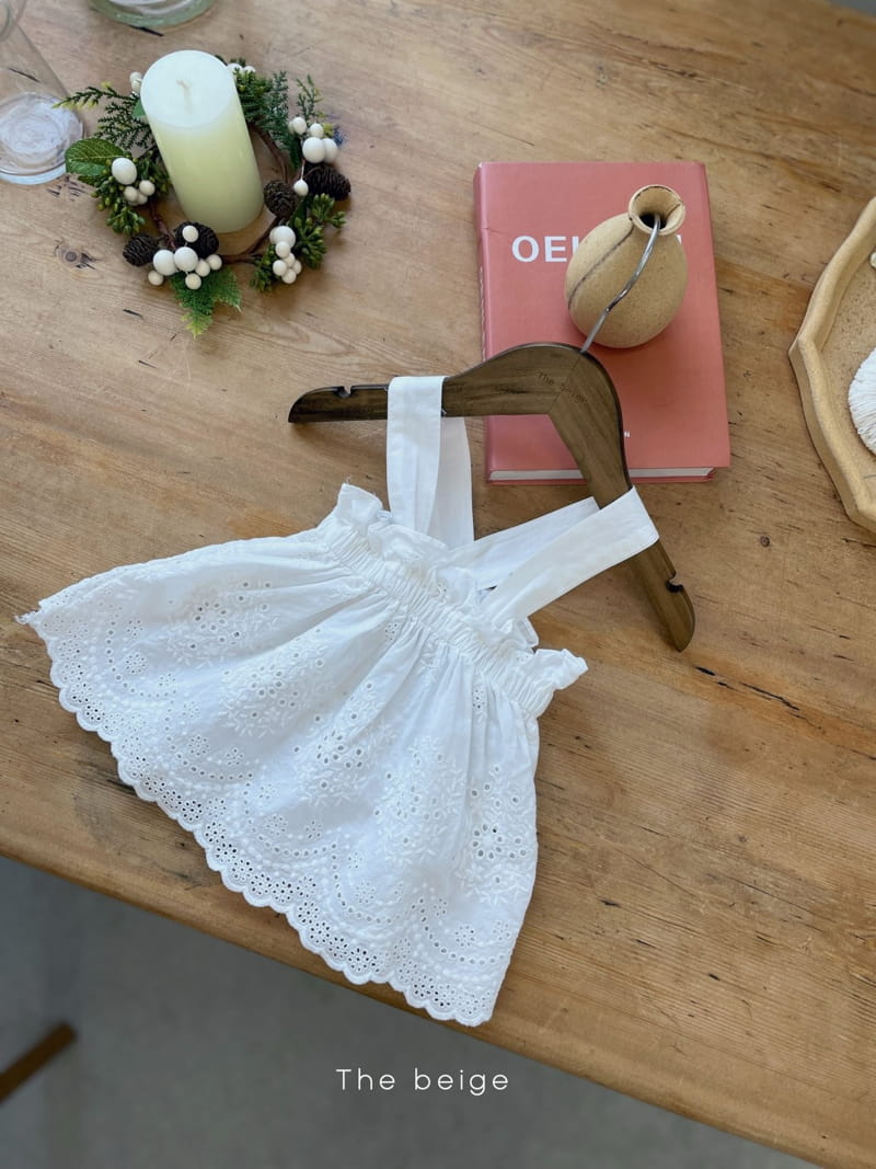 THE BEIGE - Korean Children Fashion - #Kfashion4kids - Sleeveless Lace Tee - 6