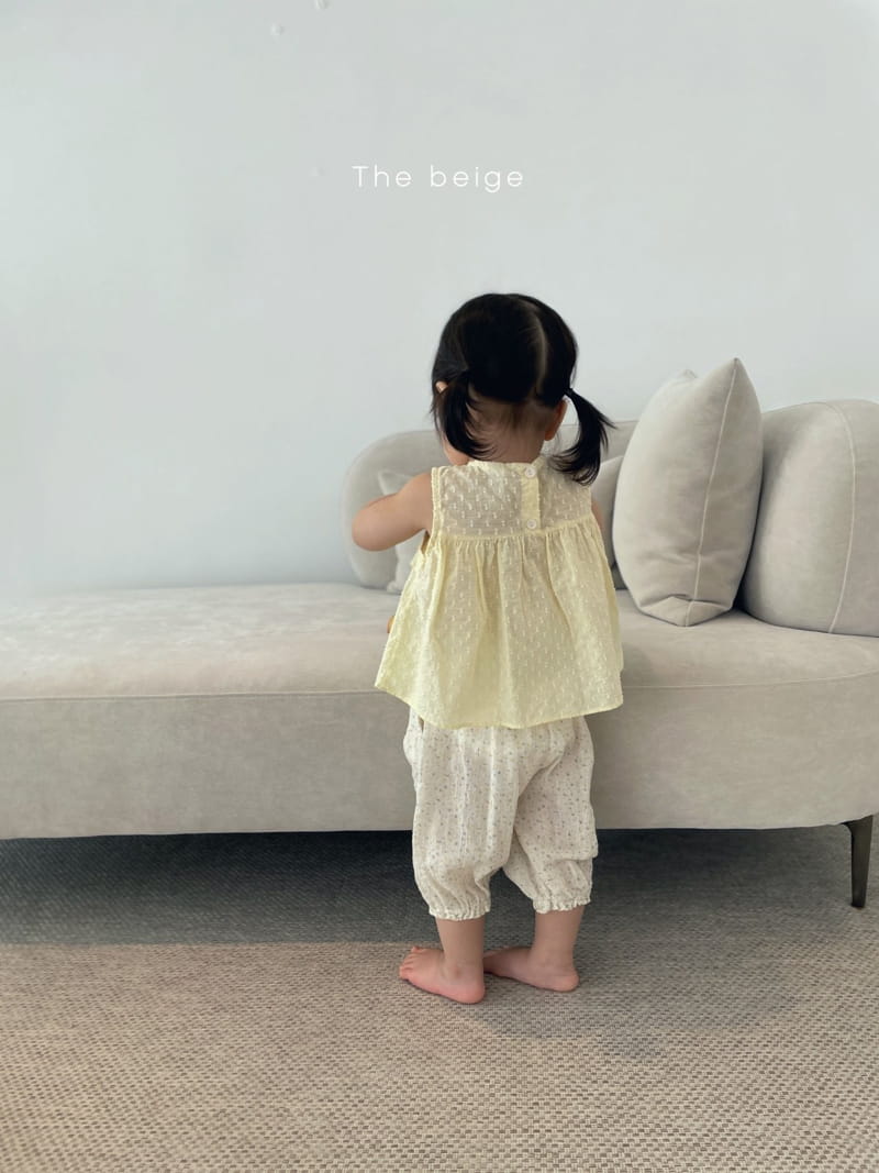 THE BEIGE - Korean Children Fashion - #Kfashion4kids - Frill Point Sleeveless