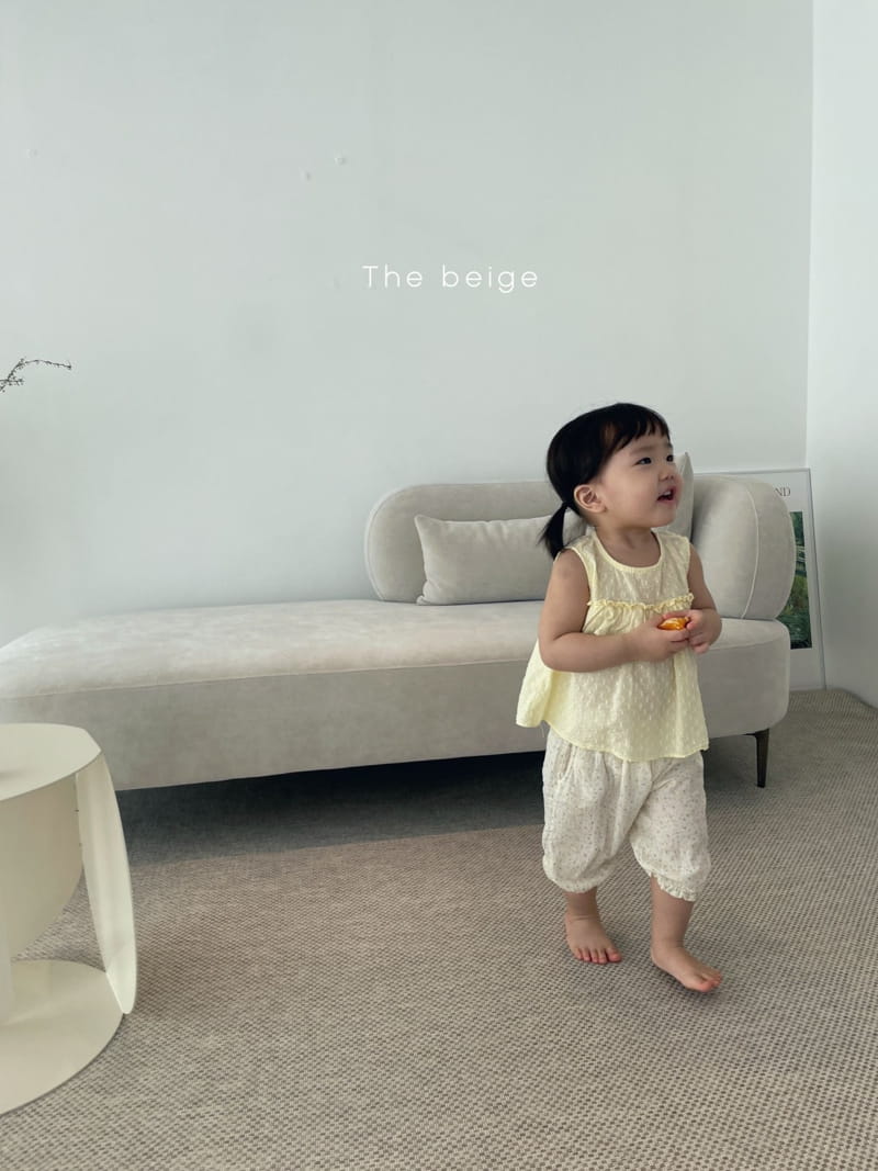 THE BEIGE - Korean Children Fashion - #Kfashion4kids - Frill Point Sleeveless - 3