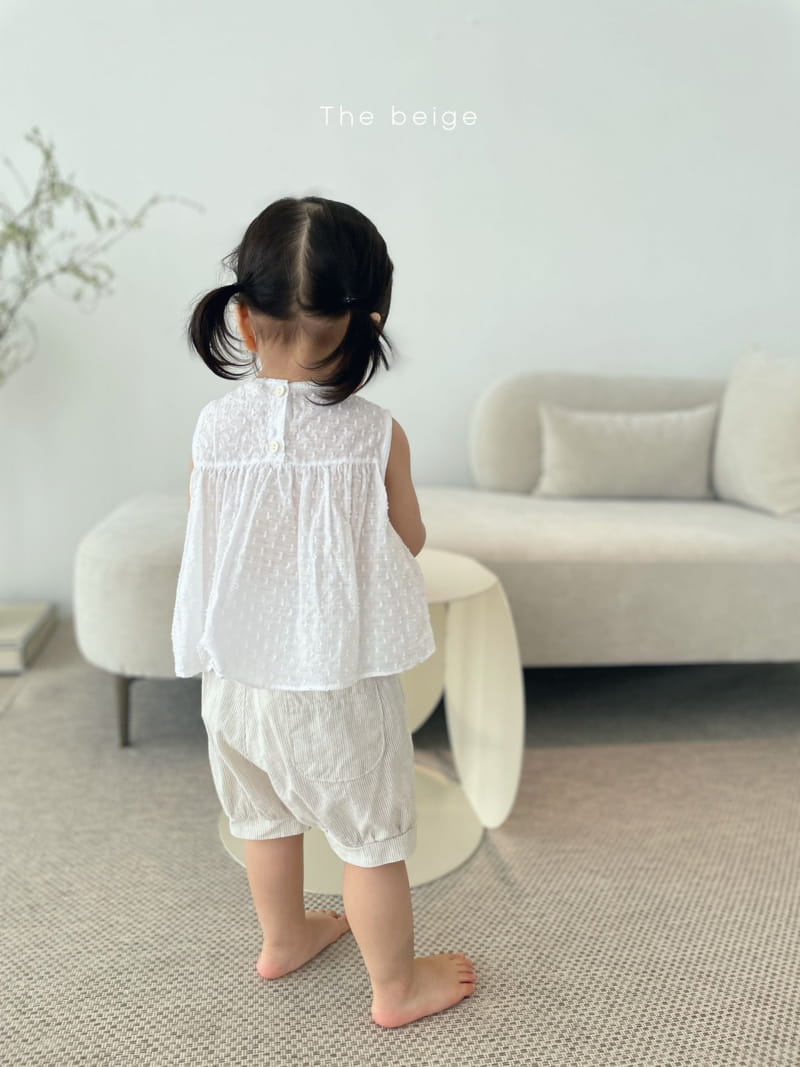 THE BEIGE - Korean Children Fashion - #Kfashion4kids - Frill Point Sleeveless - 4