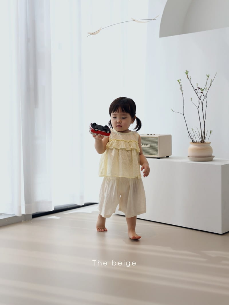 THE BEIGE - Korean Children Fashion - #Kfashion4kids - Frill Point Sleeveless - 8