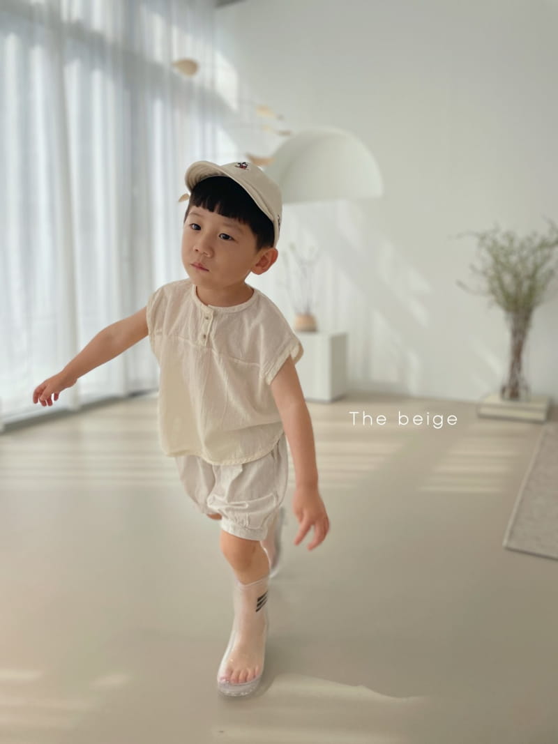 THE BEIGE - Korean Children Fashion - #Kfashion4kids - Linen Loom Tee - 3