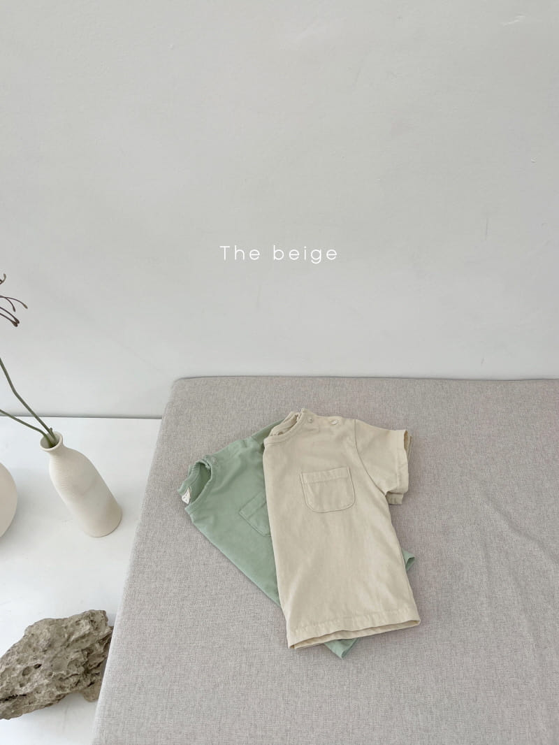 THE BEIGE - Korean Children Fashion - #Kfashion4kids - Shoulder Button Tee