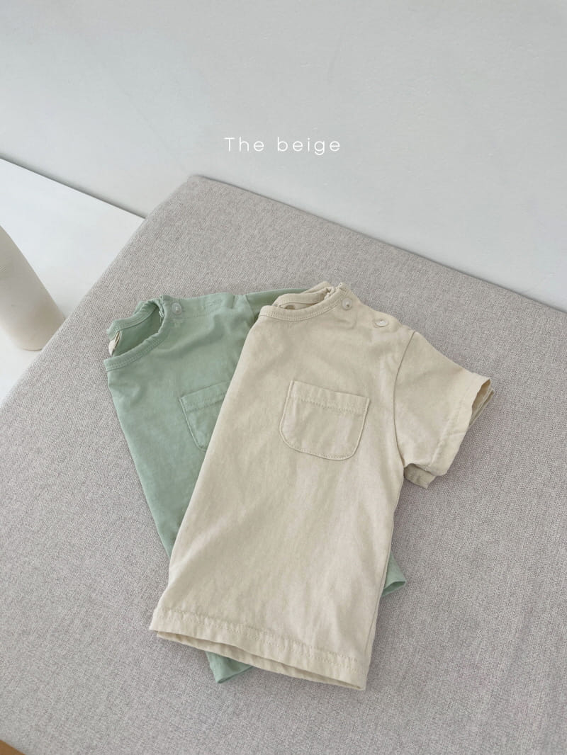 THE BEIGE - Korean Children Fashion - #Kfashion4kids - Shoulder Button Tee - 2