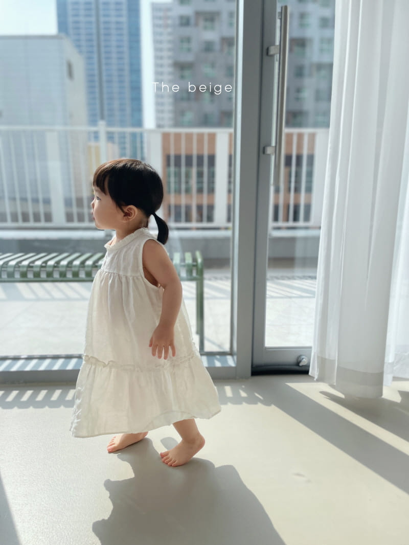 THE BEIGE - Korean Children Fashion - #Kfashion4kids - Frill Cancan One-piece
