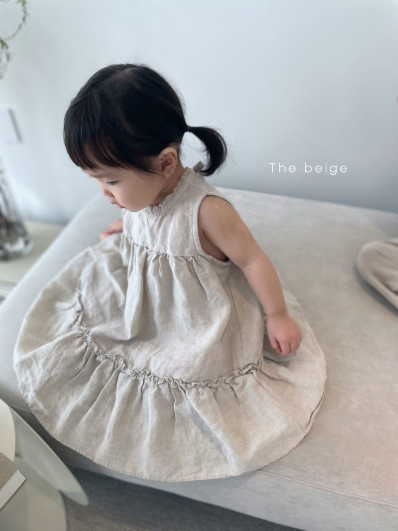 THE BEIGE - Korean Children Fashion - #Kfashion4kids - Frill Cancan One-piece - 6