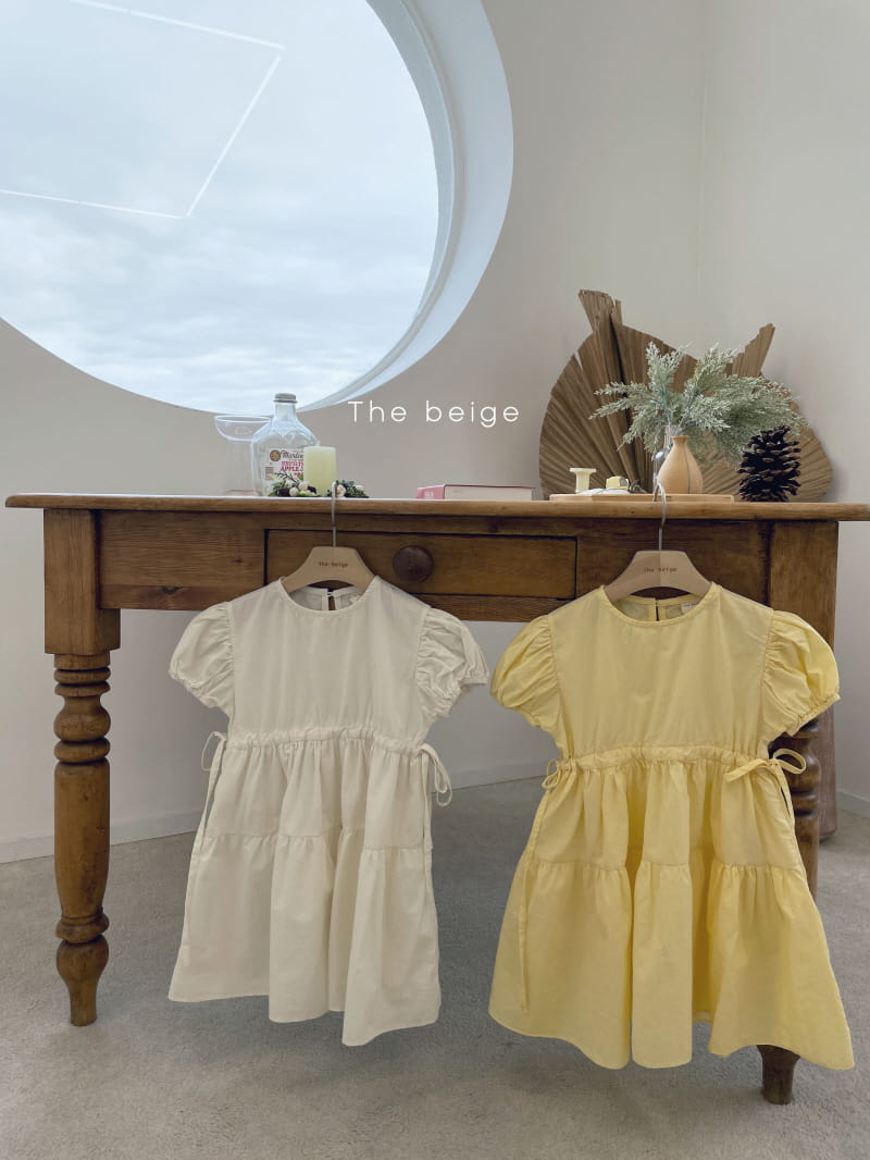 THE BEIGE - Korean Children Fashion - #Kfashion4kids - Waist String One-pieece