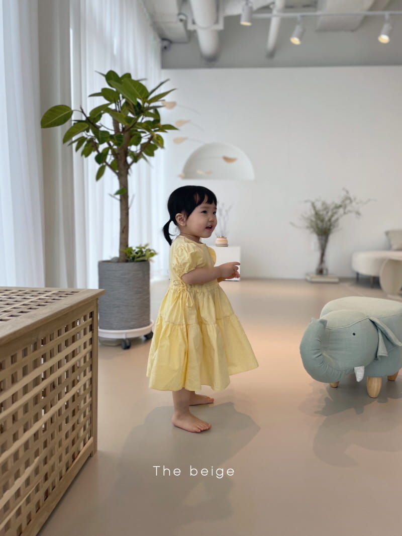 THE BEIGE - Korean Children Fashion - #Kfashion4kids - Waist String One-pieece - 6