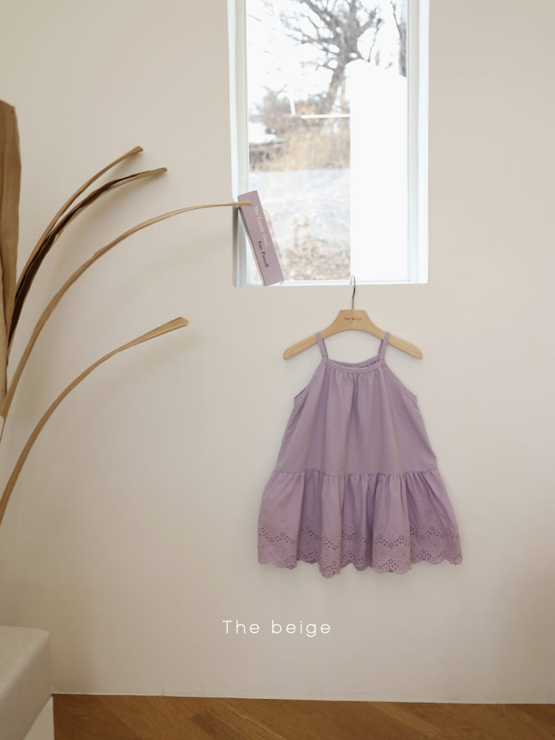 THE BEIGE - Korean Children Fashion - #Kfashion4kids - String Lace One-piece - 2