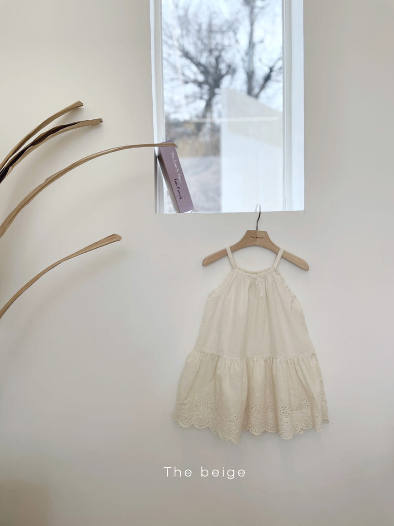 THE BEIGE - Korean Children Fashion - #Kfashion4kids - String Lace One-piece - 3