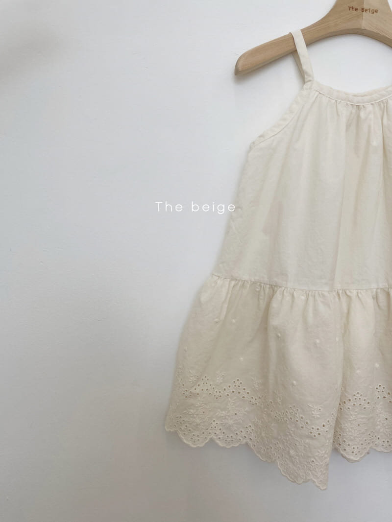 THE BEIGE - Korean Children Fashion - #Kfashion4kids - String Lace One-piece - 4