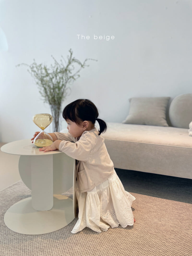 THE BEIGE - Korean Children Fashion - #Kfashion4kids - String Lace One-piece - 5