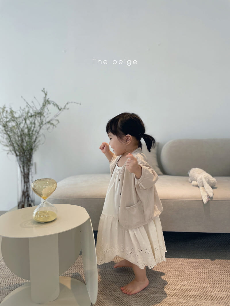 THE BEIGE - Korean Children Fashion - #Kfashion4kids - String Lace One-piece - 6