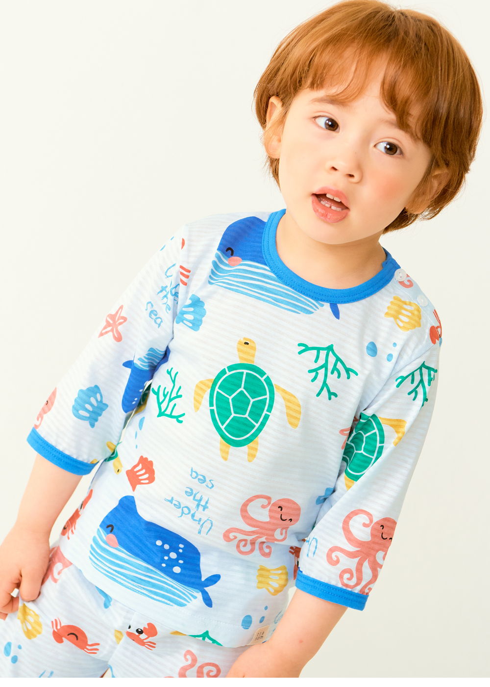TTASOM - Korean Children Fashion - #Kfashion4kids - Ocean Animal Easywear - 3