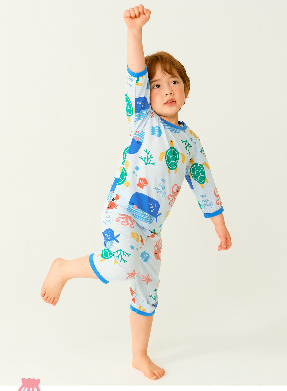 TTASOM - Korean Children Fashion - #Kfashion4kids - Ocean Animal Easywear - 5