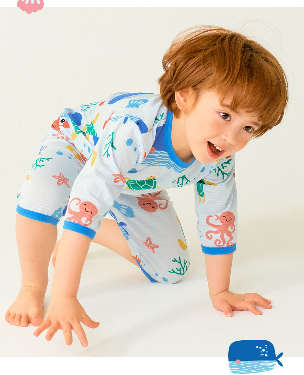TTASOM - Korean Children Fashion - #Kfashion4kids - Ocean Animal Easywear - 6