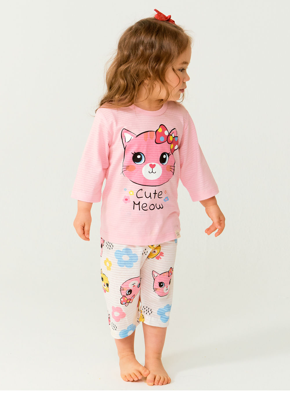 TTASOM - Korean Children Fashion - #Kfashion4kids - Ribbon Cat Easywear - 5