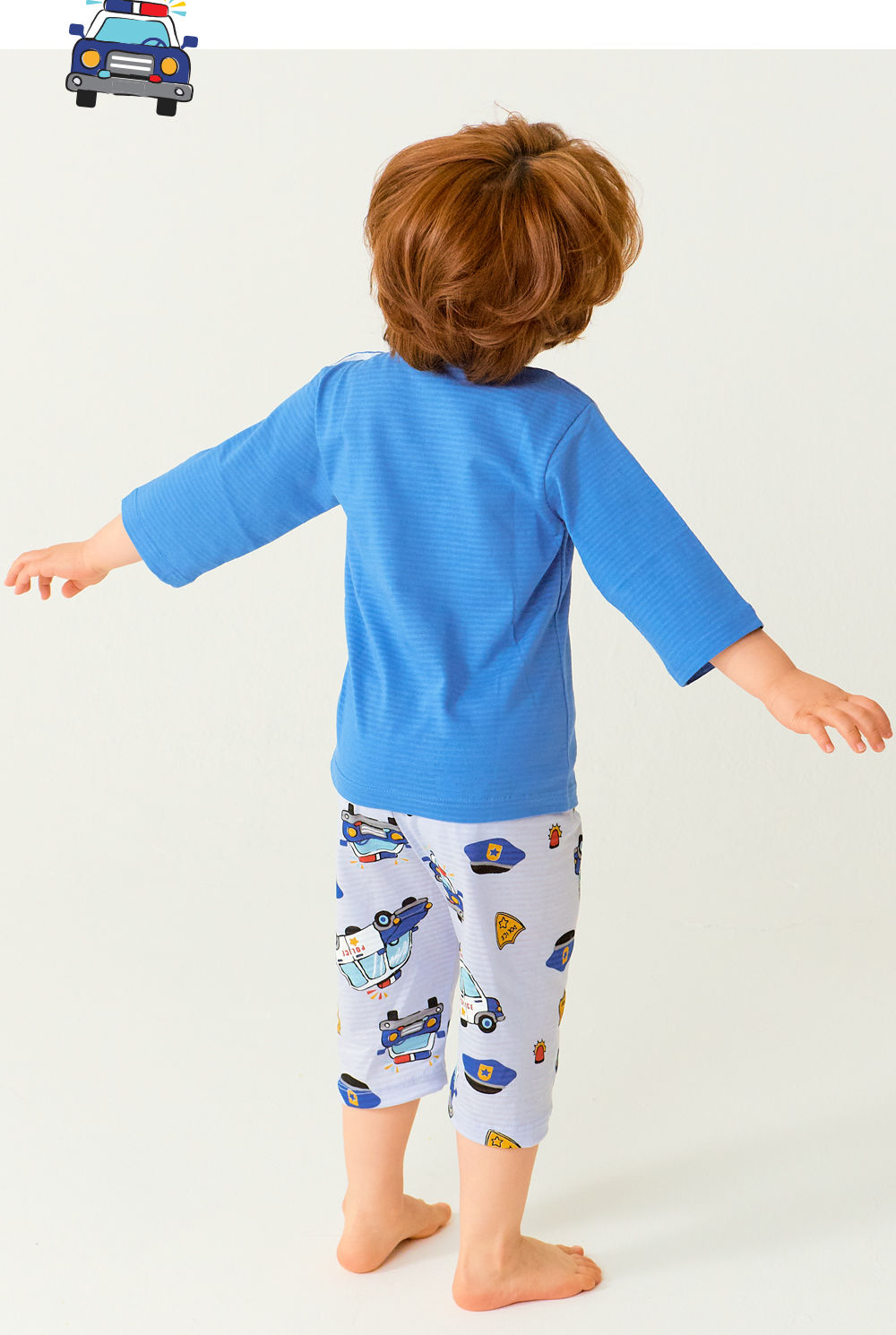 TTASOM - Korean Children Fashion - #Kfashion4kids - Police Car Easywear - 7