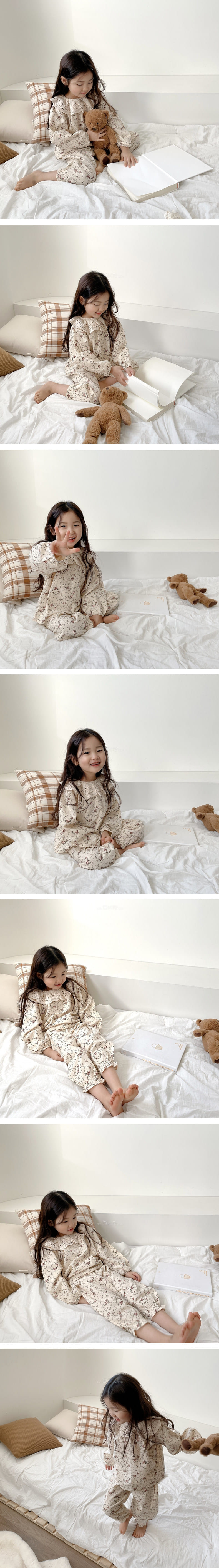 VIVID I - Korean Children Fashion - #Kfashion4kids - Home Wear Top Bottom