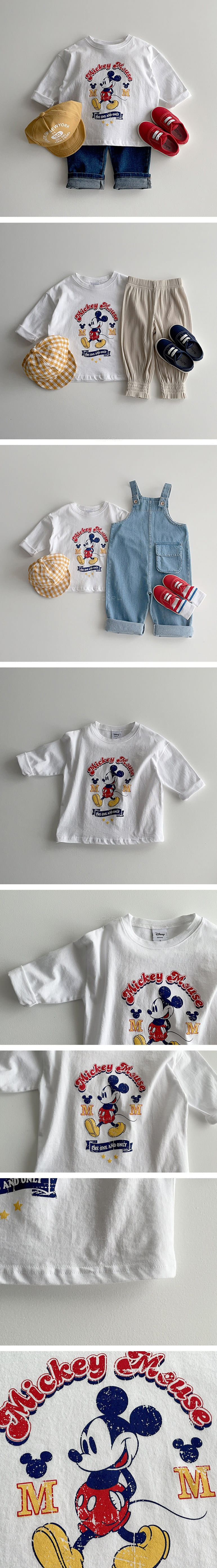 VIVID I - Korean Children Fashion - #Kfashion4kids - Vintage Mickey Tee