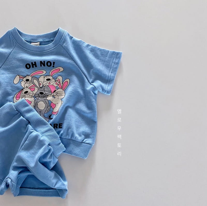 YELLOW FACTORY - Korean Children Fashion - #Kfashion4kids - Rabbit Top Bottom Set - 2