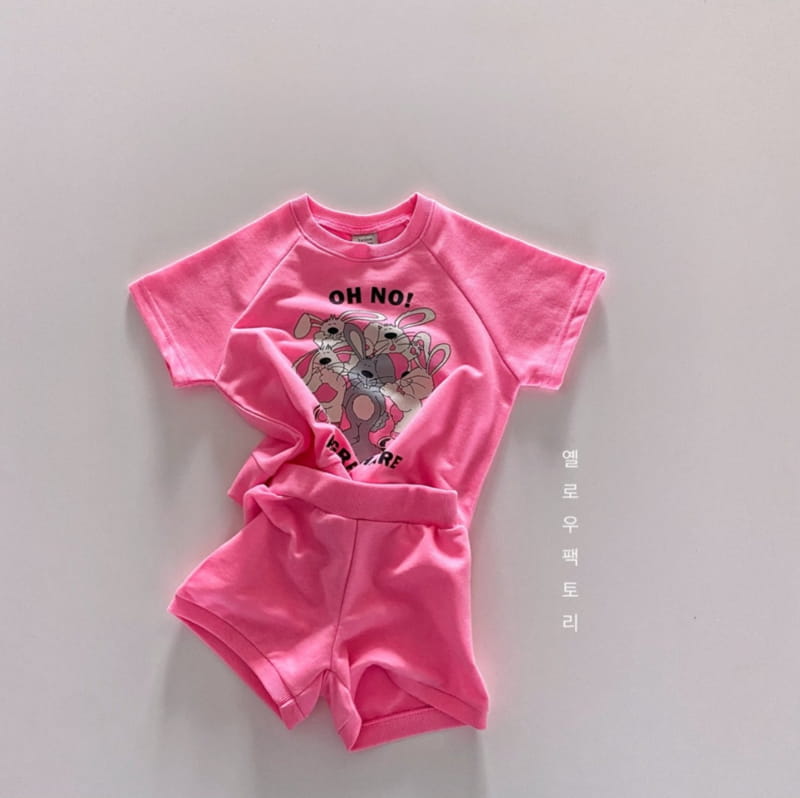 YELLOW FACTORY - Korean Children Fashion - #Kfashion4kids - Rabbit Top Bottom Set - 7