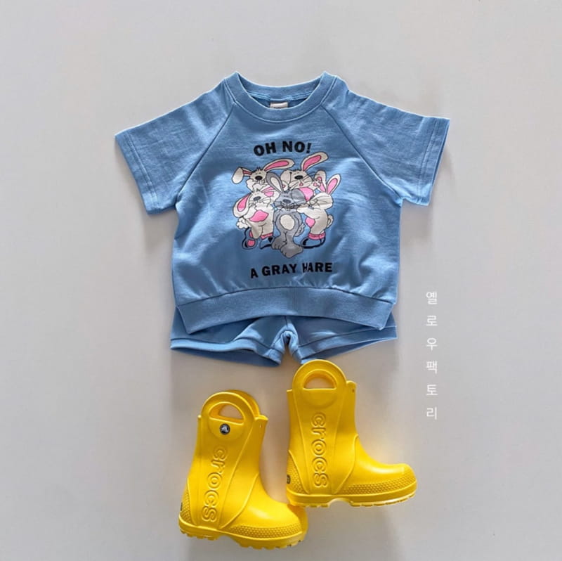 YELLOW FACTORY - Korean Children Fashion - #Kfashion4kids - Rabbit Top Bottom Set - 8