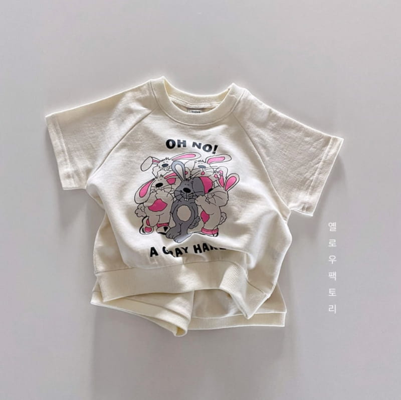 YELLOW FACTORY - Korean Children Fashion - #Kfashion4kids - Rabbit Top Bottom Set - 9