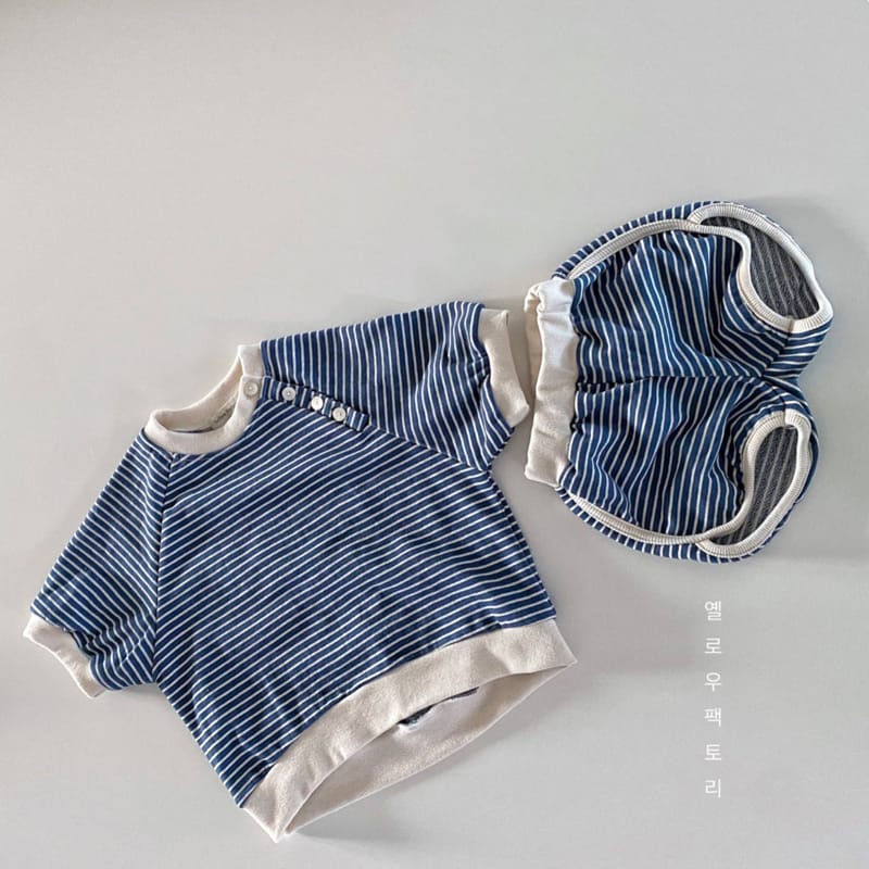 YELLOW FACTORY - Korean Children Fashion - #Kfashion4kids - Wow Top Bottom Set - 8