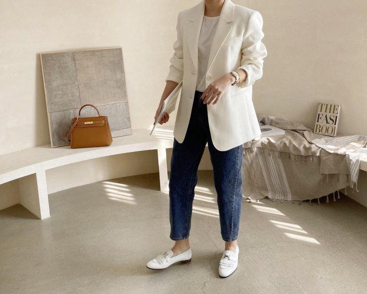 AFTERGLOW - Korean Women Fashion - #Kfashion - Remer Linen Jacket - 2
