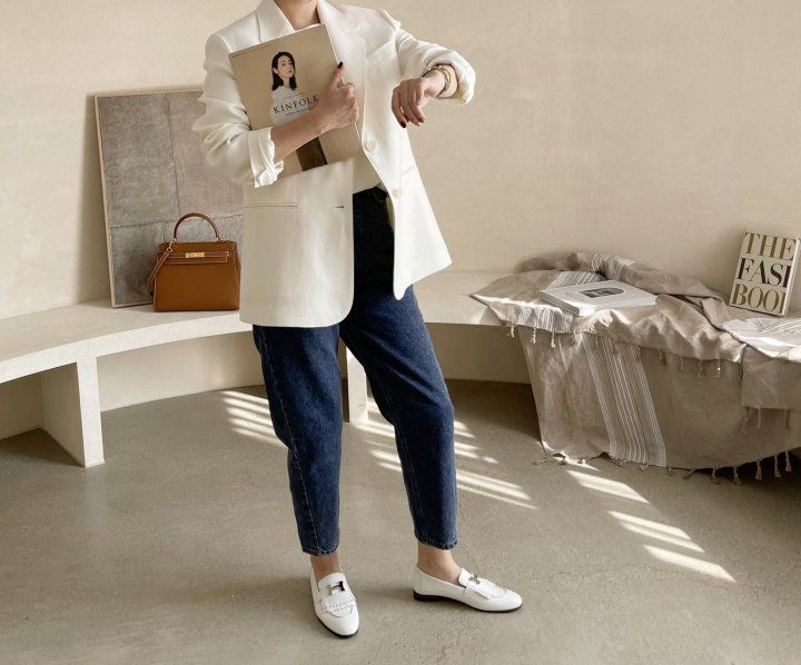 AFTERGLOW - Korean Women Fashion - #Kfashion - Remer Linen Jacket - 3