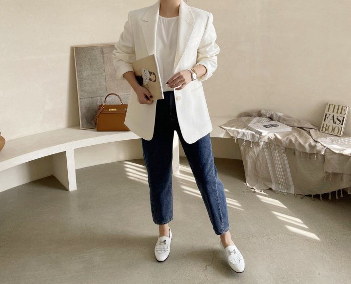 AFTERGLOW - Korean Women Fashion - #Kfashion - Remer Linen Jacket - 4