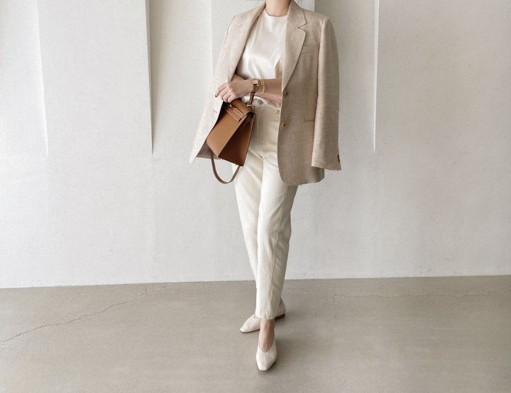 AFTERGLOW - Korean Women Fashion - #Kfashion - Remer Linen Jacket - 5