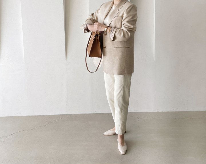 AFTERGLOW - Korean Women Fashion - #Kfashion - Remer Linen Jacket - 7