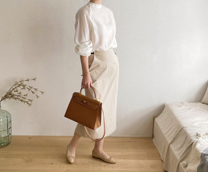 AFTERGLOW - Korean Women Fashion - #Kfashion - Cotton Half Banding Skirt - 2