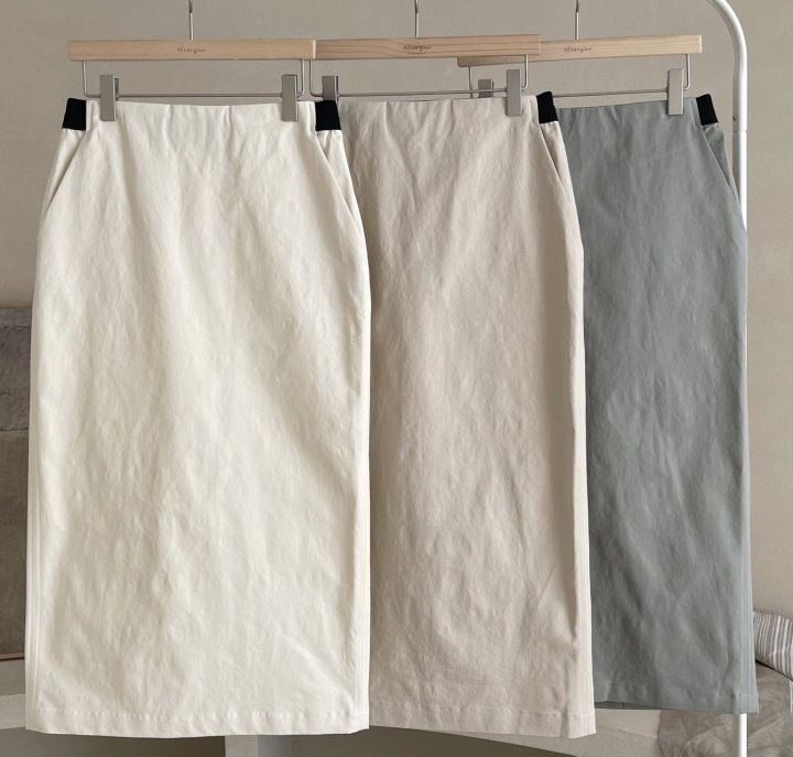 AFTERGLOW - Korean Women Fashion - #Kfashion - Cotton Half Banding Skirt - 7