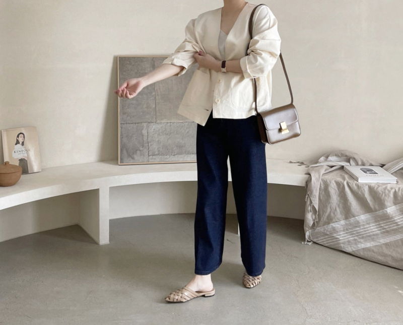 AFTERGLOW - Korean Women Fashion - #Kfashion - Page Linen Jacket - 11