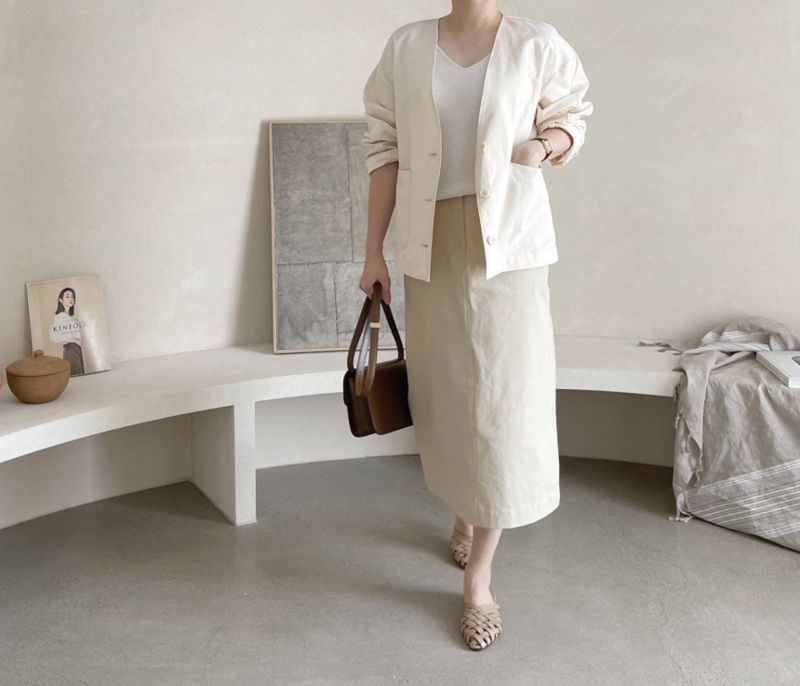 AFTERGLOW - Korean Women Fashion - #Kfashion - Page Linen Jacket - 6