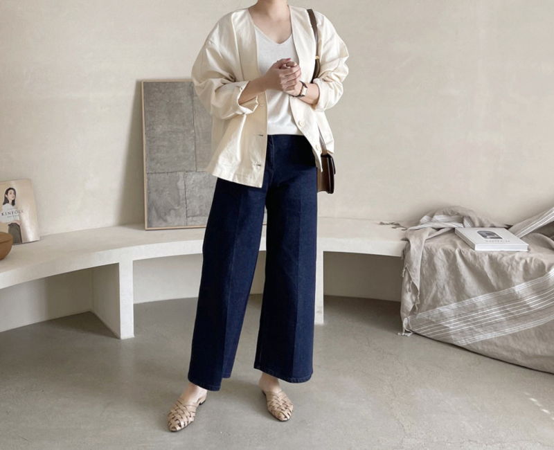 AFTERGLOW - Korean Women Fashion - #Kfashion - Page Linen Jacket - 8